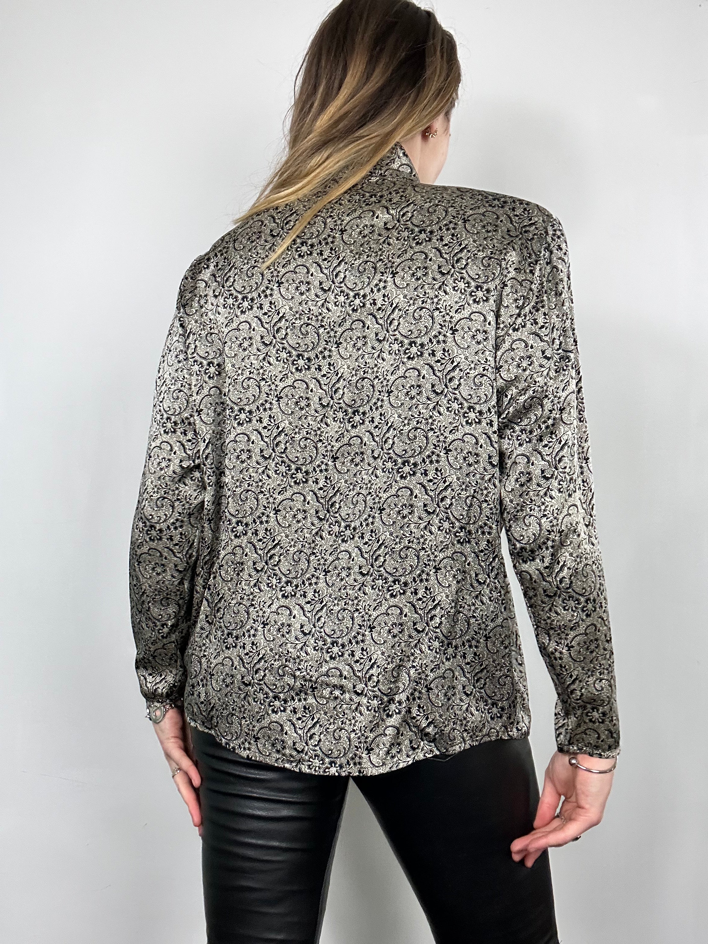 Silk Cheongsam Shirt Size 12/14