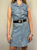 Denim 90's Mini Dress Size 8