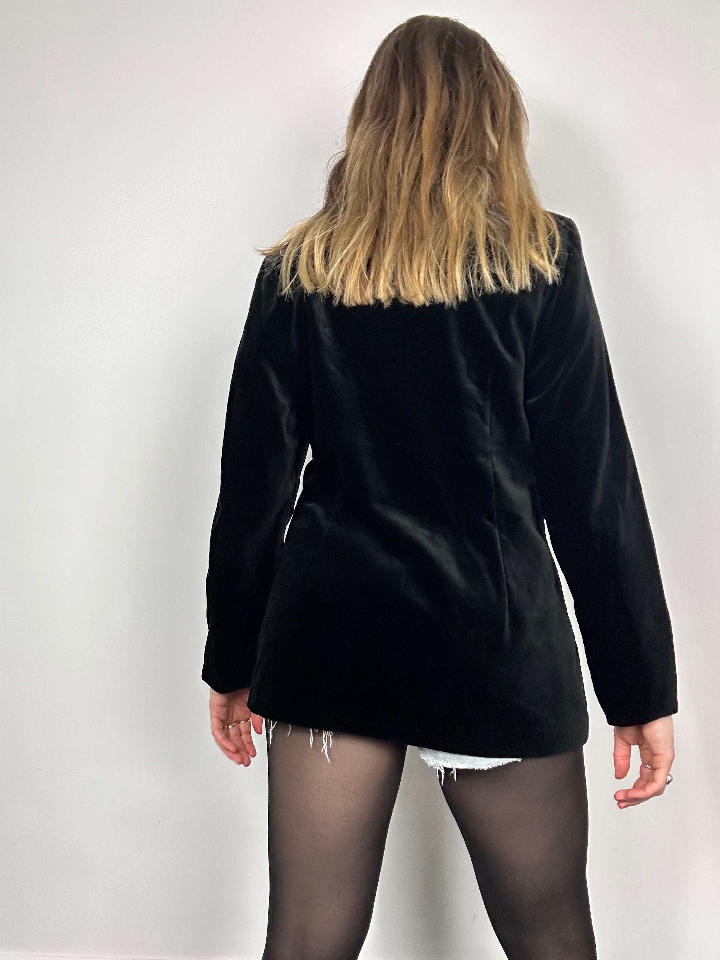 Velvet Sequin Blazer Size 10