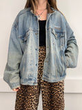 Denim 80's Jacket Size XL