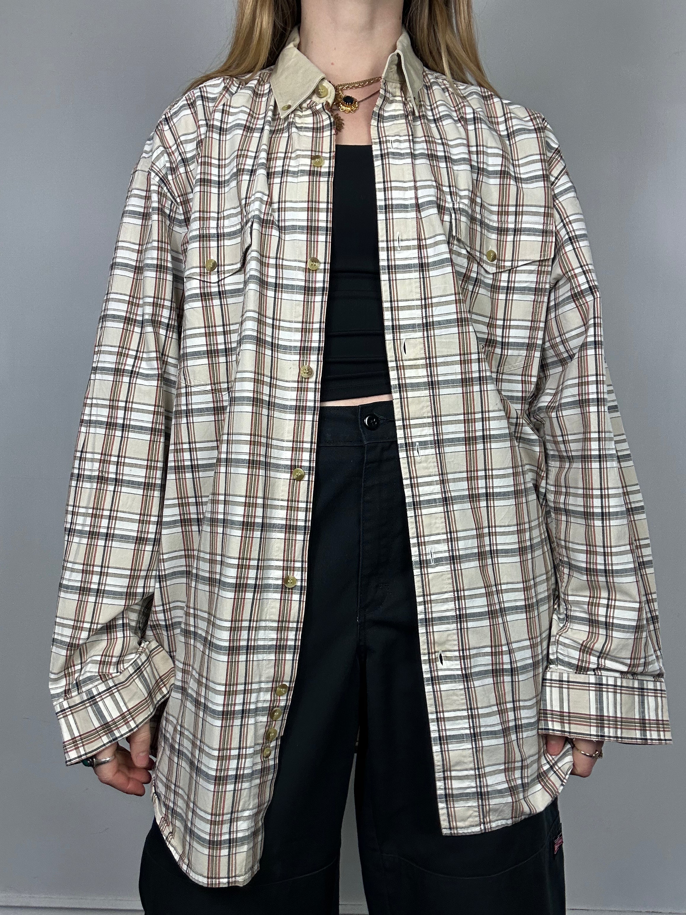 Tartan 90's Shirt Size Xl