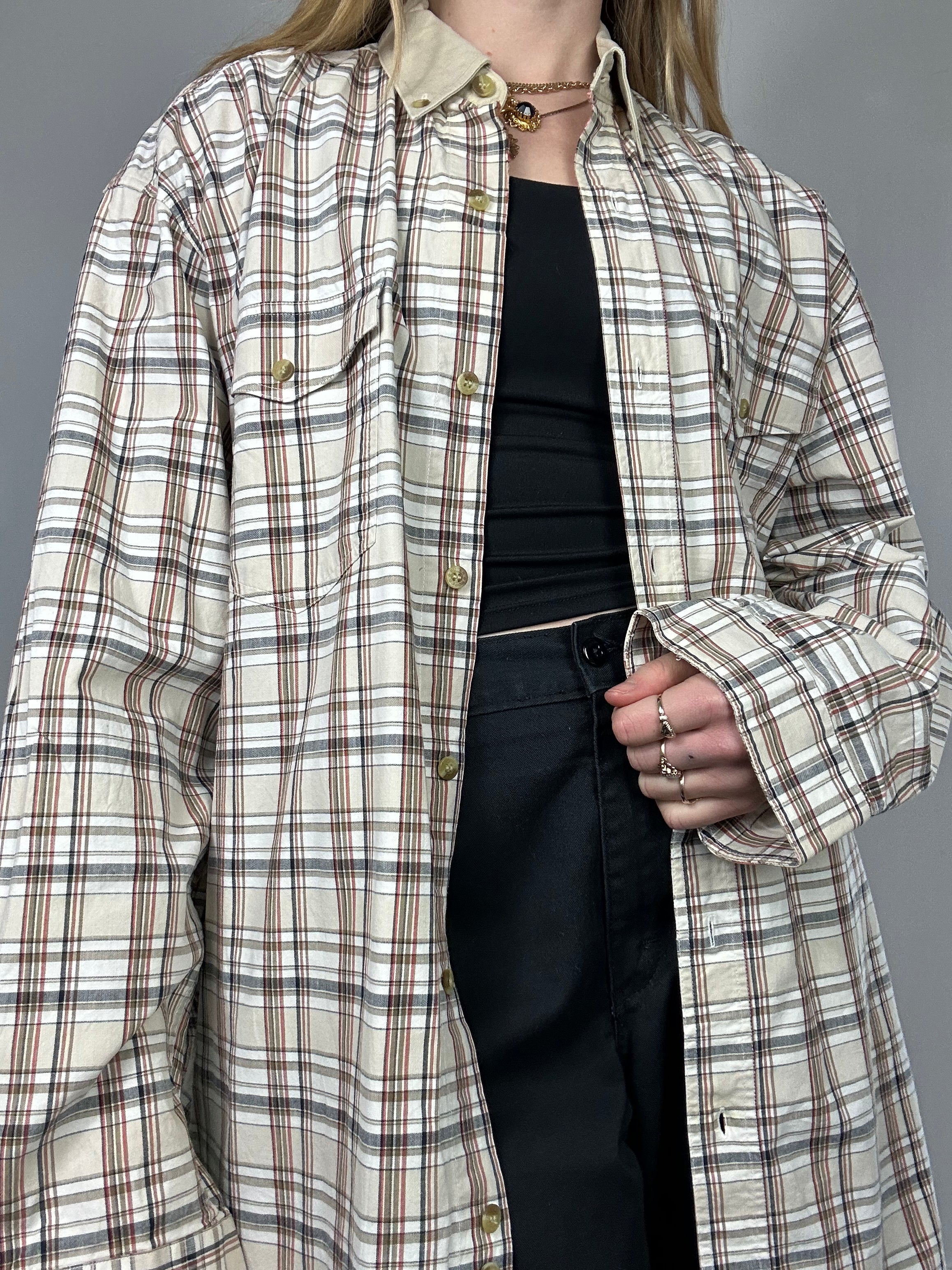 Tartan 90's Shirt Size Xl