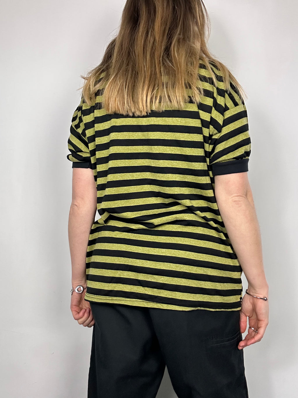 80's Striped Horse Tee Size M