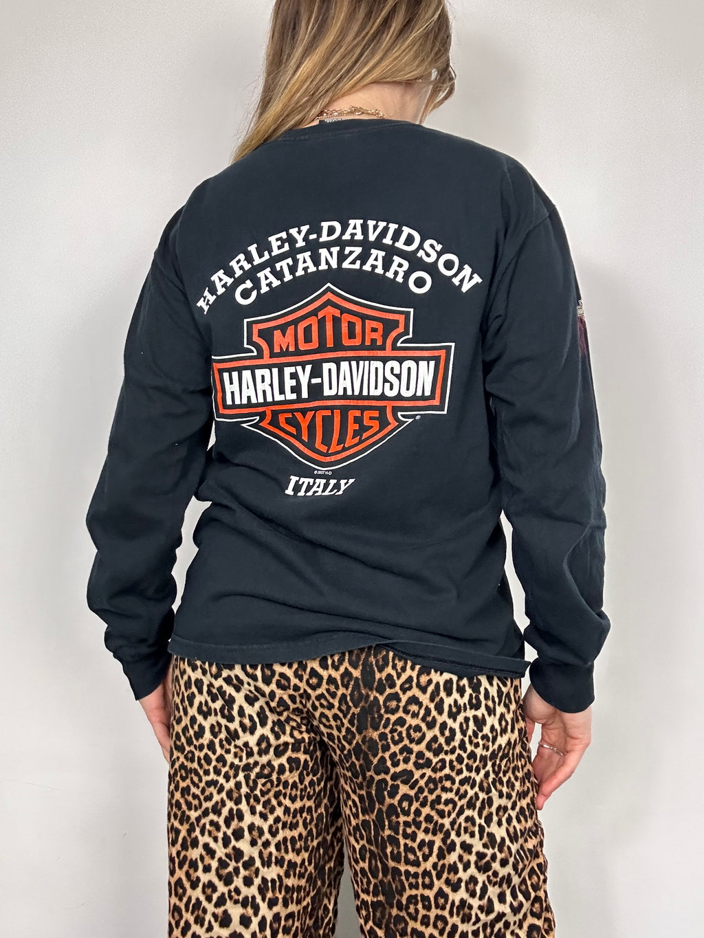 Harley Davidson Long Sleeve T Shirt size S/M