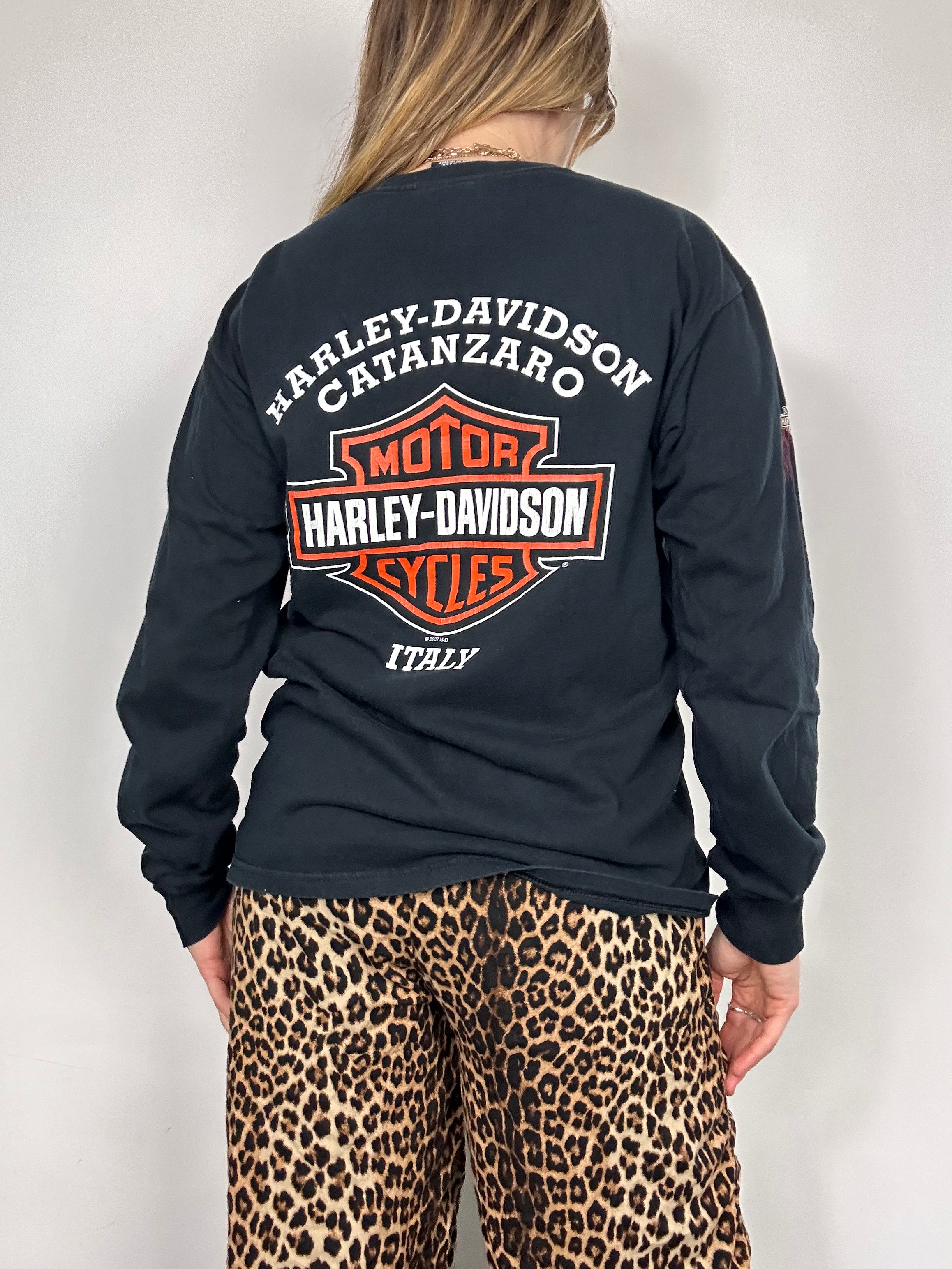 Harley Davidson Long Sleeve T Shirt size S/M