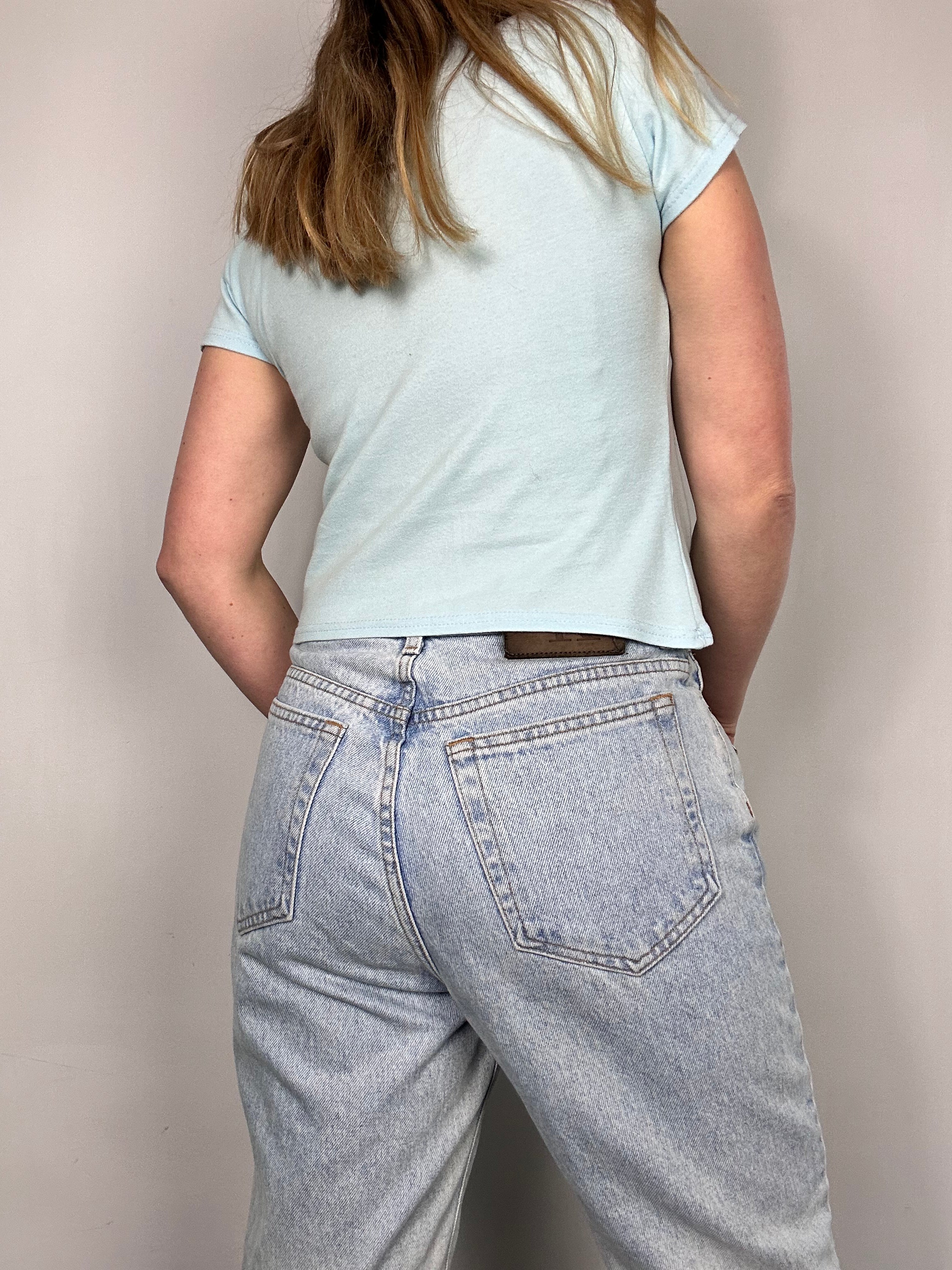 Yin Yang baby tee Size S