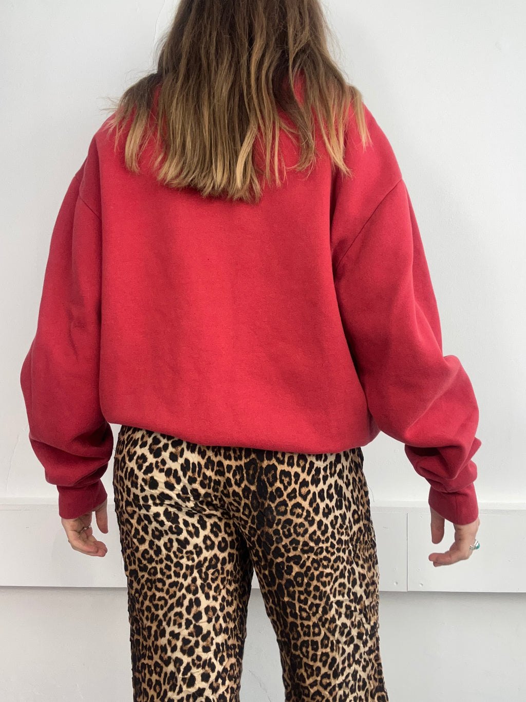 Red Ralph Lauren Sweater Size Xl