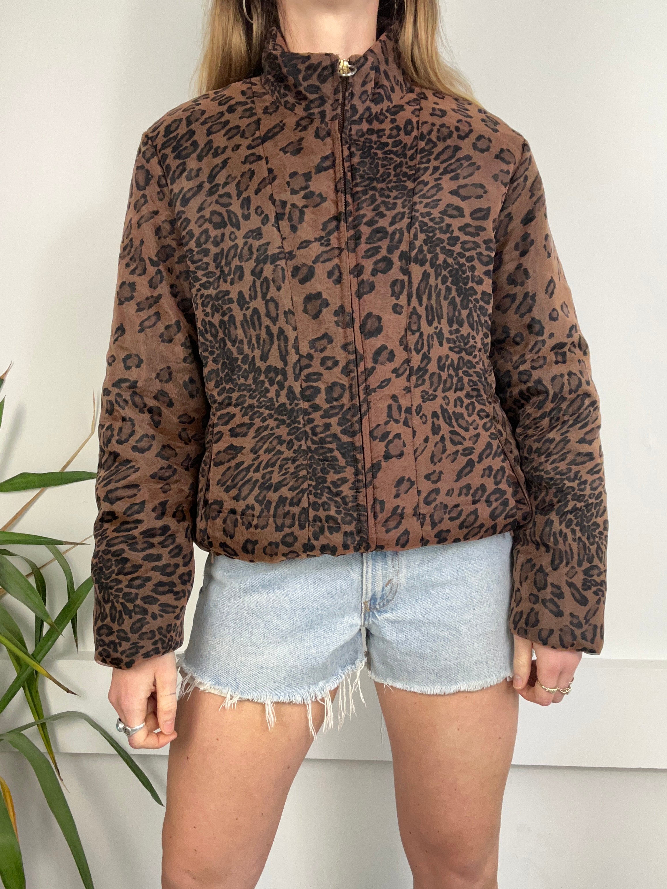 Cheetah print Jacket Size 12
