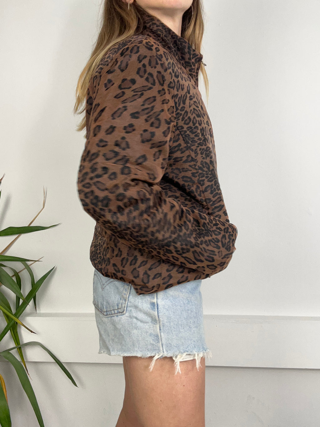 Cheetah print Jacket Size 12