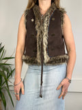 Faux Fur Studded Gillet Size 10/12