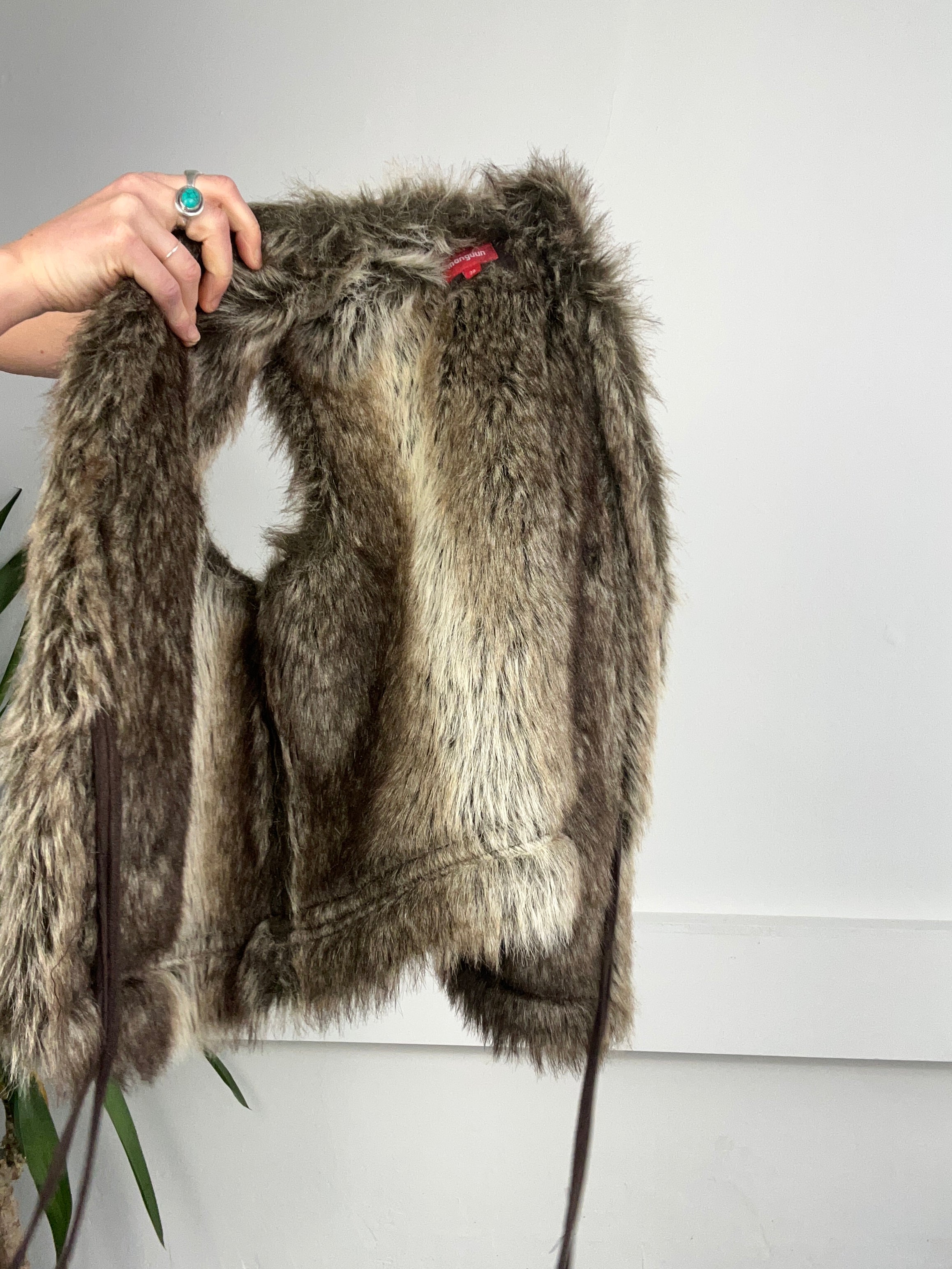 Faux Fur Studded Gillet Size 10/12