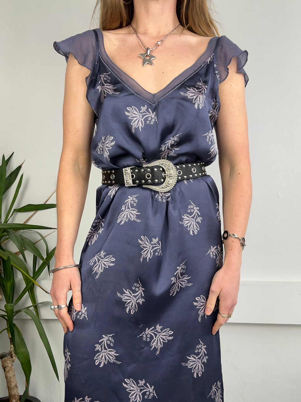 Navy Slip Dress Size 12