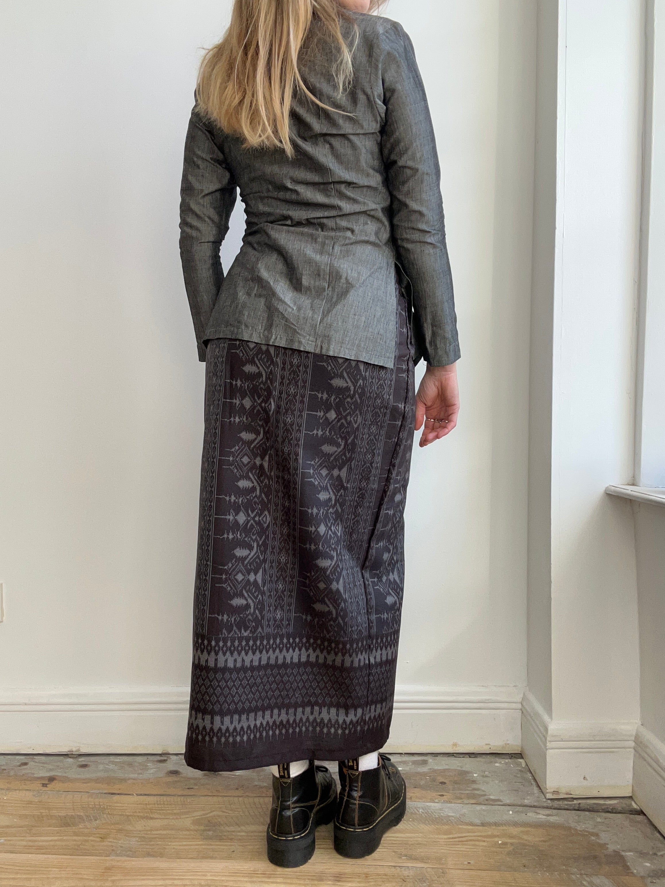 Silver 90's Skirt And Jacket Size 6