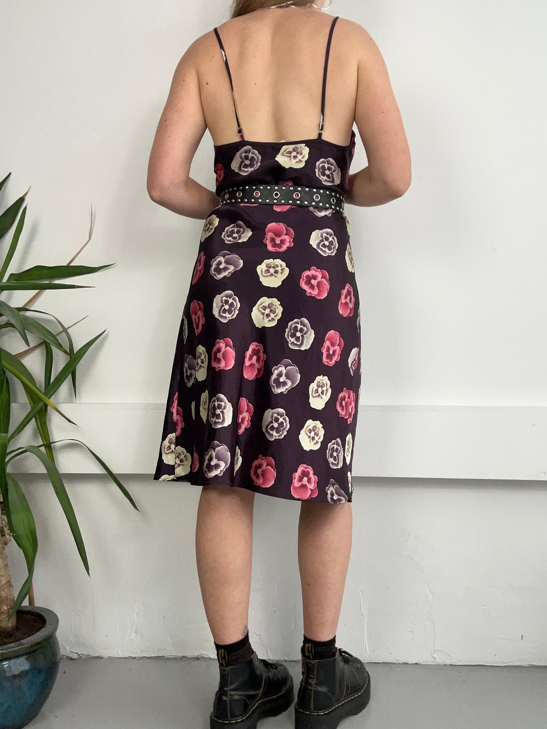 Rose Print Slip Dress Size 12