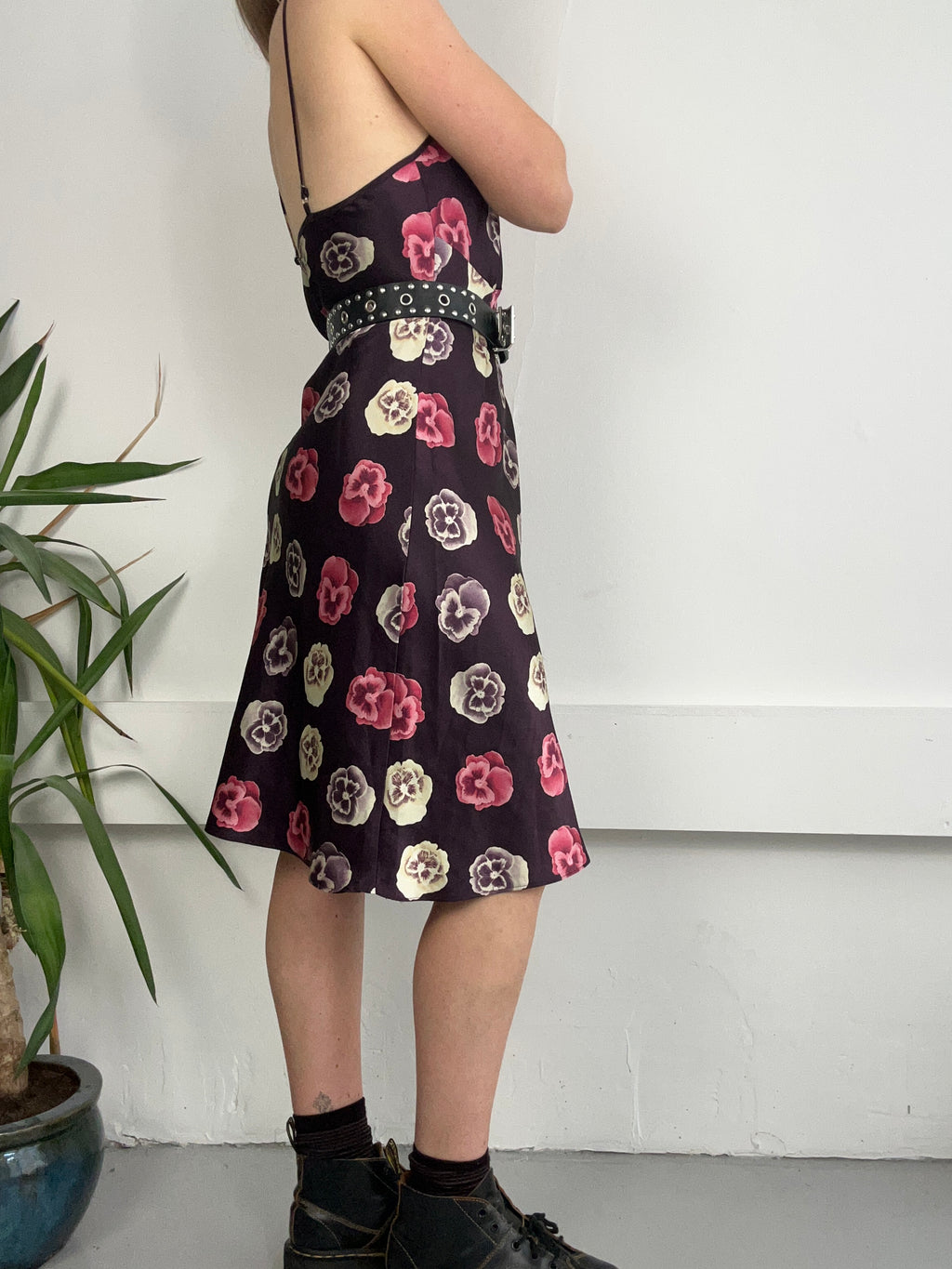 Rose Print Slip Dress Size 12