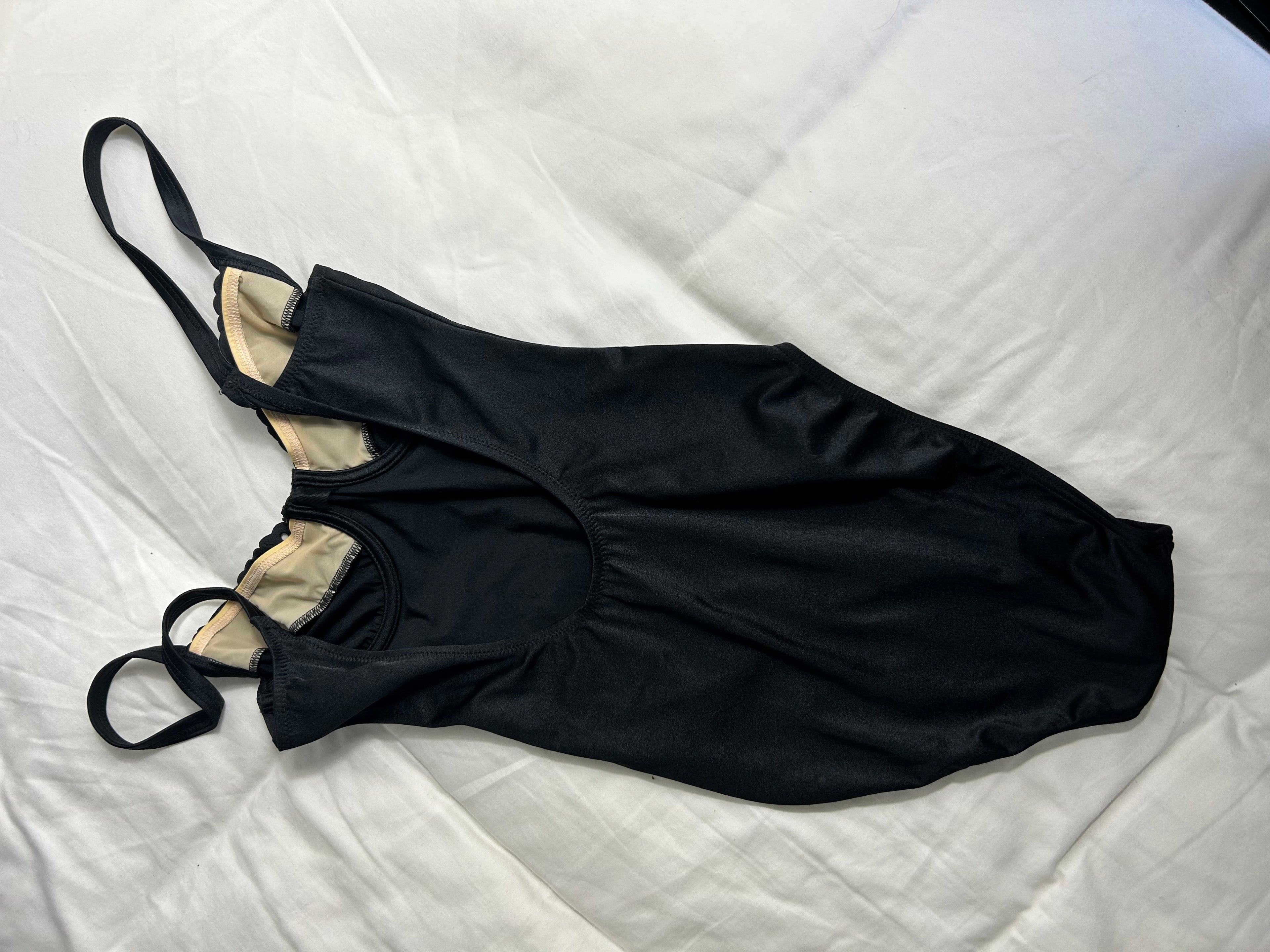 Black 80's Swimsuit Size 8