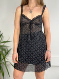 Tartan Sheer Slip Dress Size 10