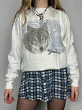 White Wolf Sweater Size S