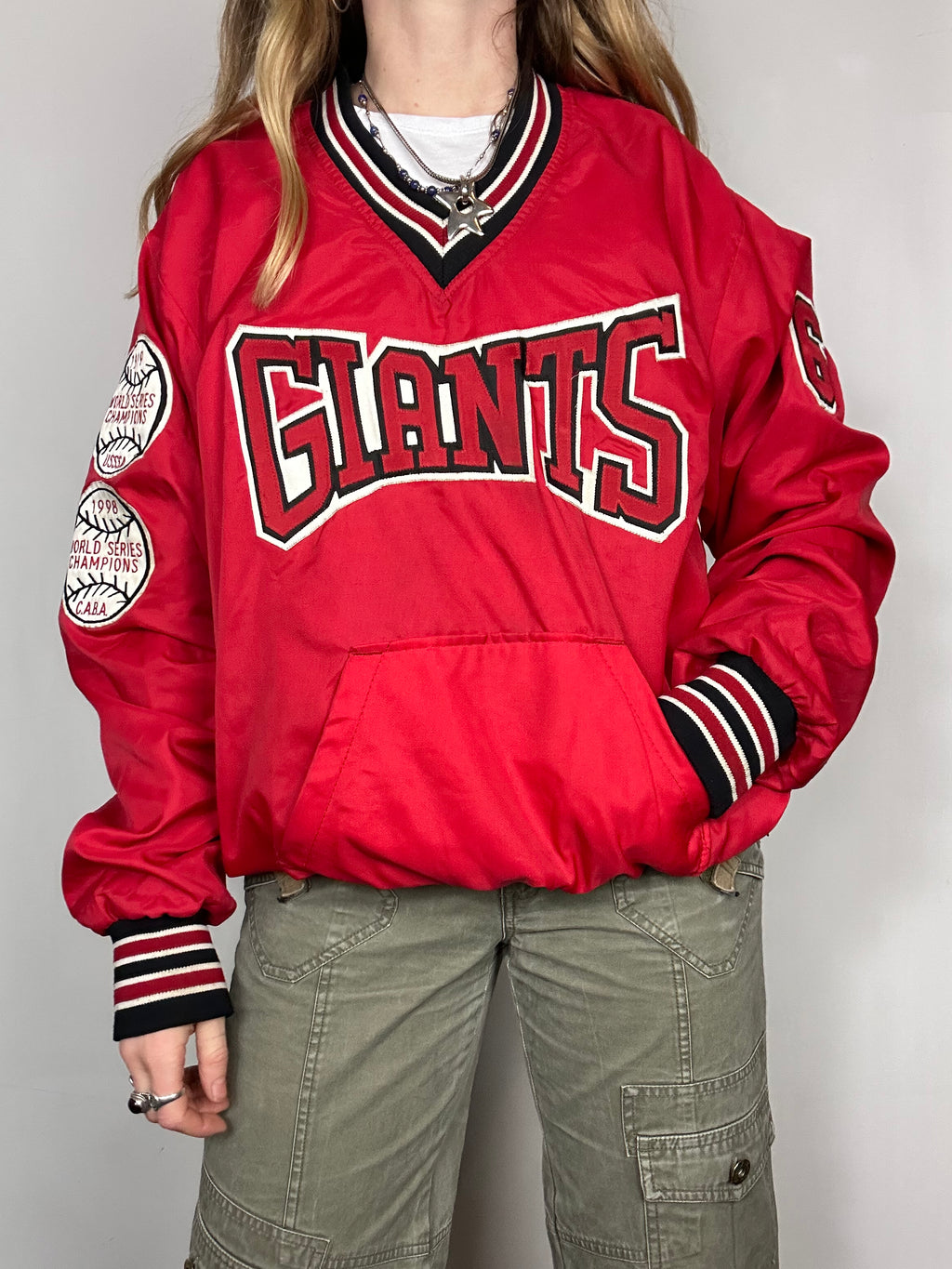 Giants 1998 Winbreaker Size M