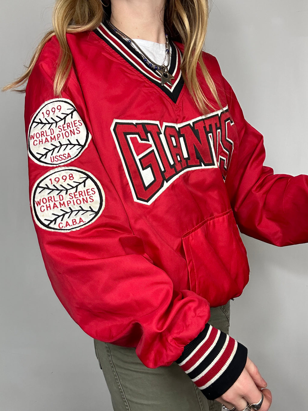 Giants 1998 Winbreaker Size M