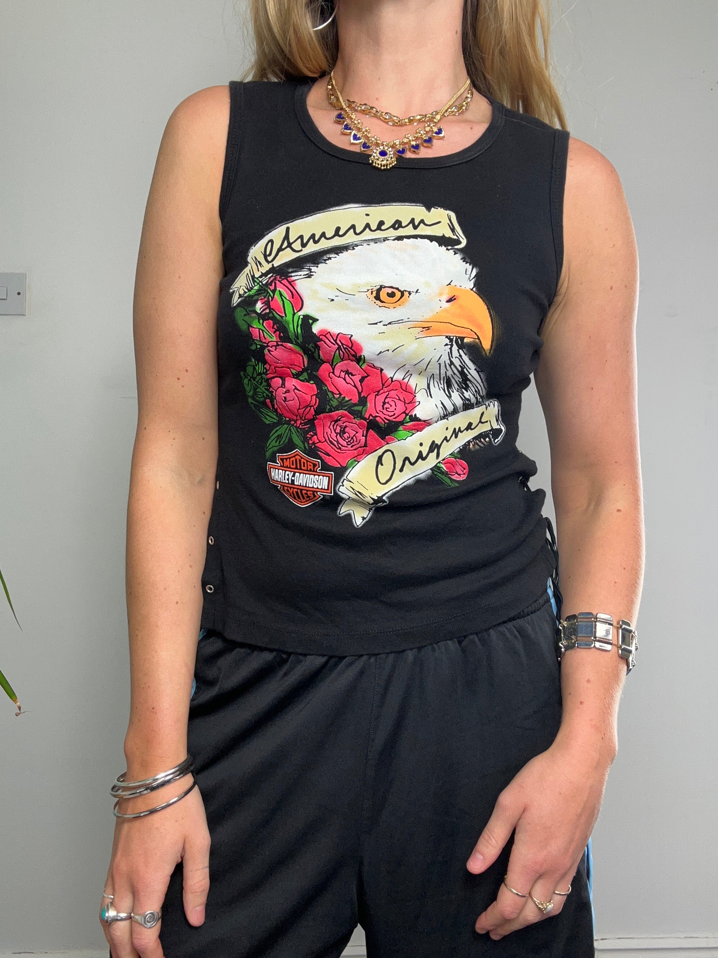 Harley Davidson Eagle Vest Size 10