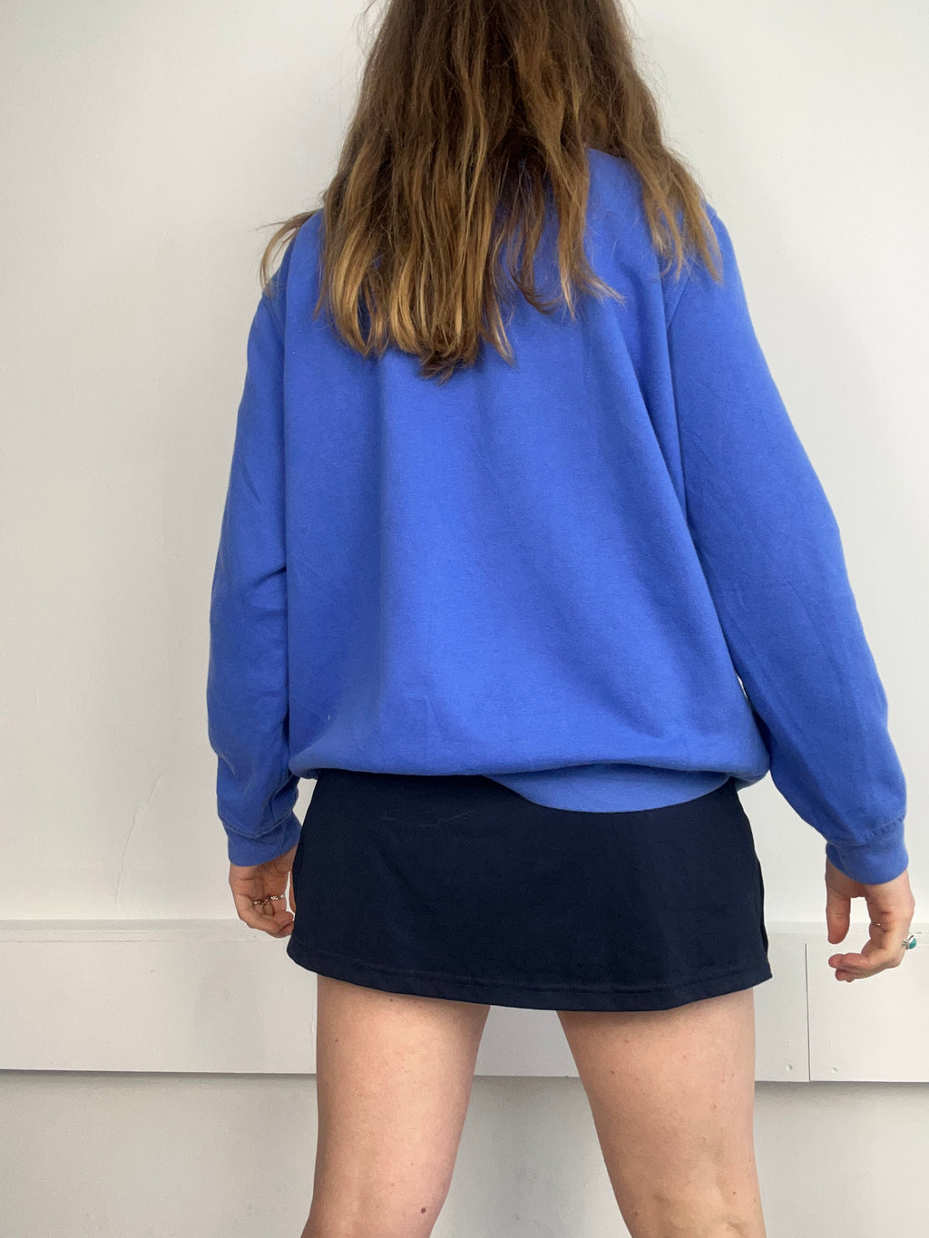 Blue 90's Bird Sweater Size S