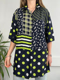 Polka Dot 80's Shirt Size Xl