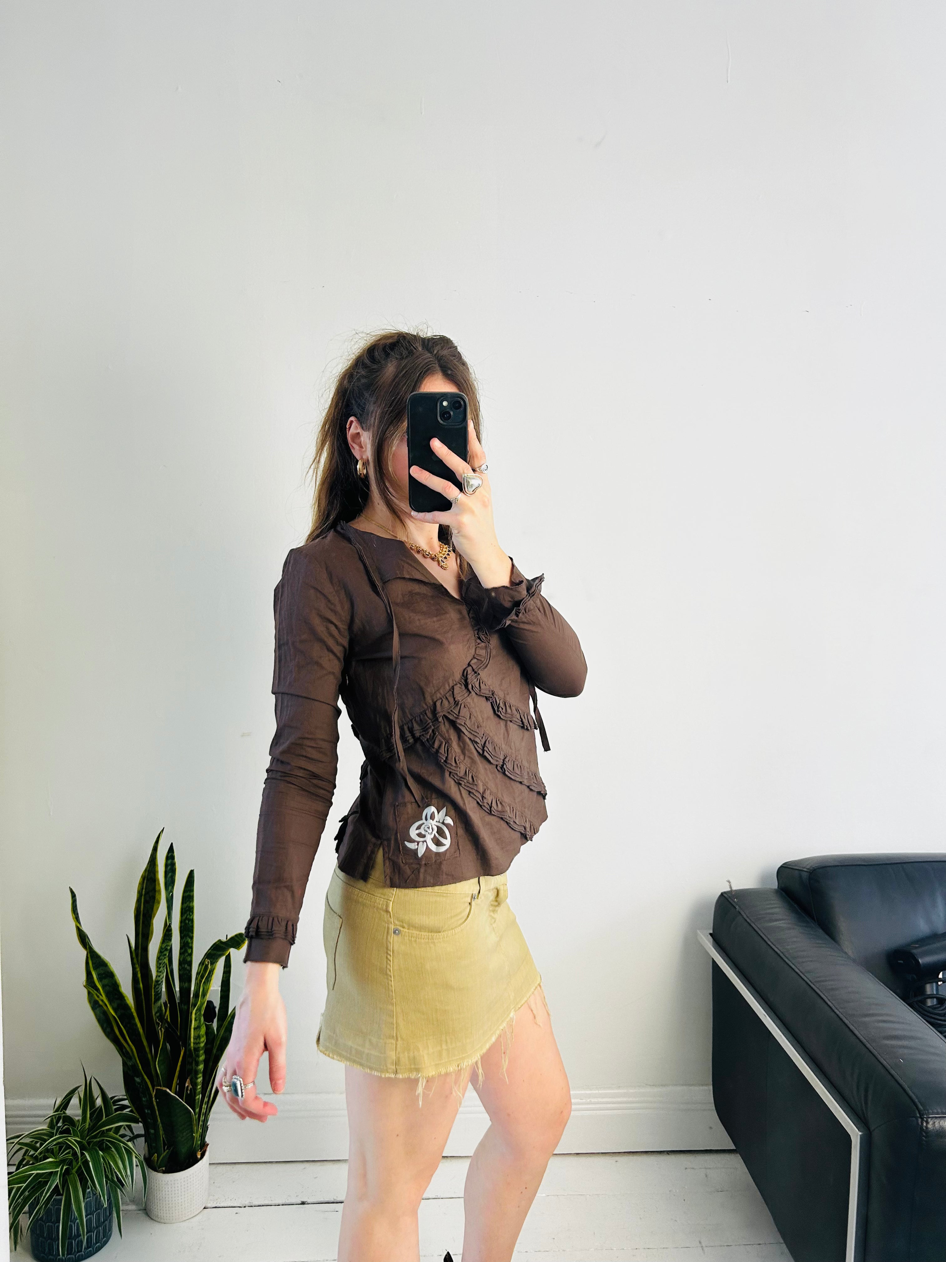 Brown Top Size 10