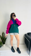 80's half Zip Fleece Size M/L