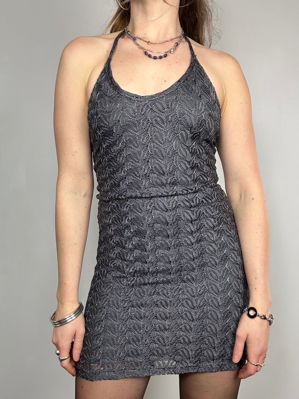 Crochet Halter Neck Dress Size 8