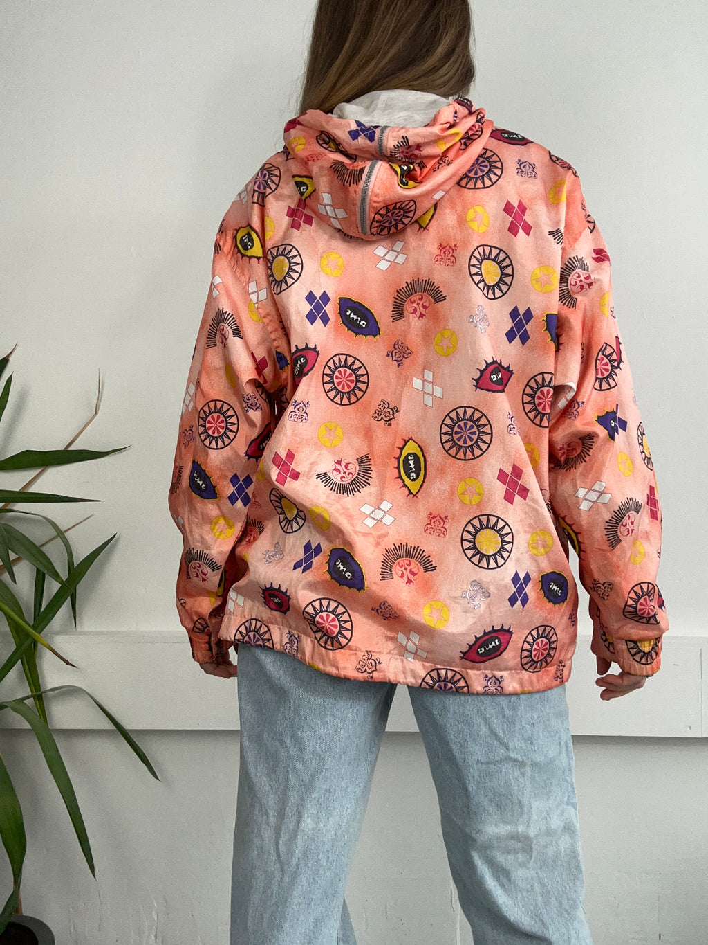 80's Printed Jacket Size M