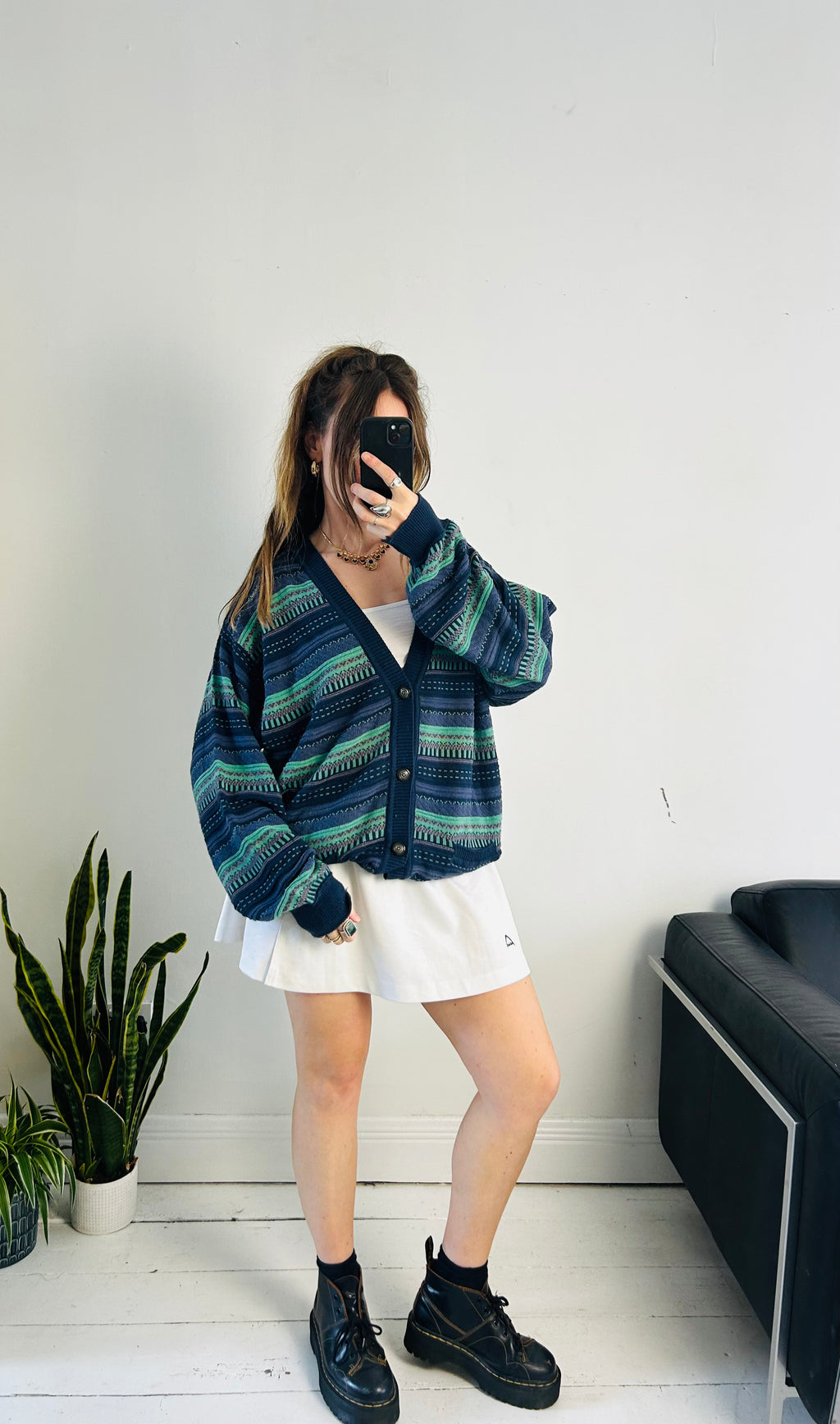 90's Knitted Cardi Coogie Style Size L