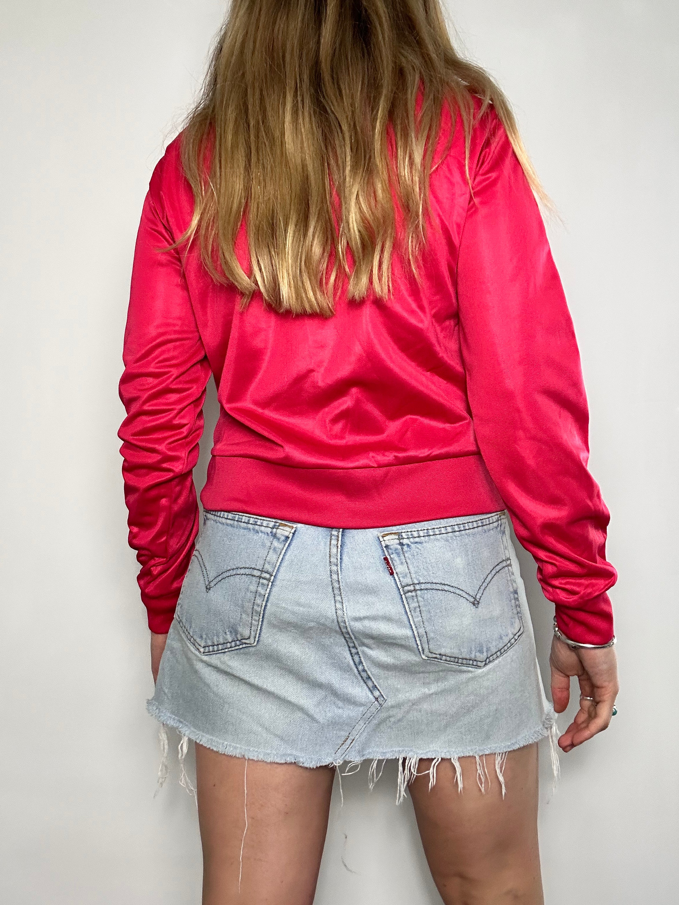 Pink Diadora Track Top Size 8