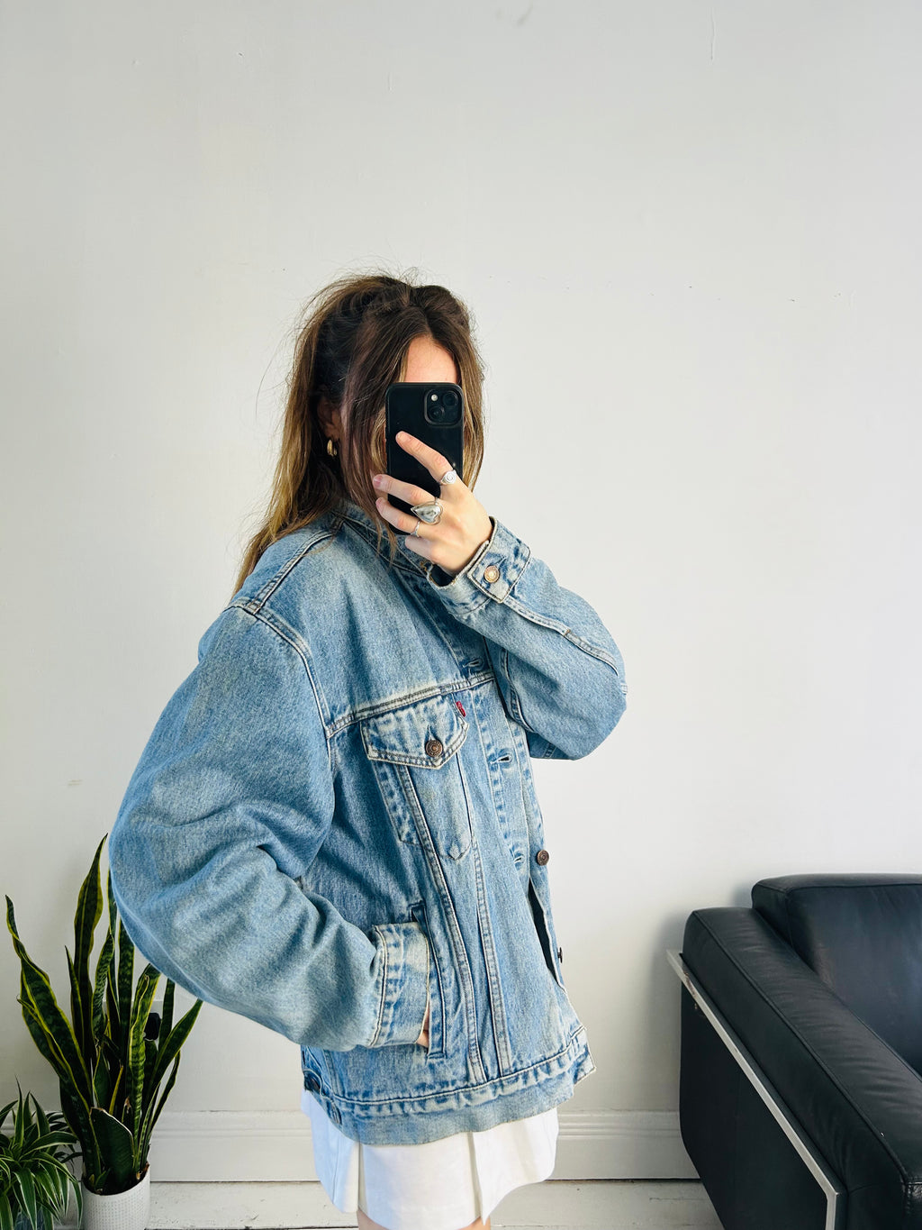 Levis Denim Jacket Size m/L