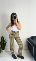 Tartan jeans Size 8