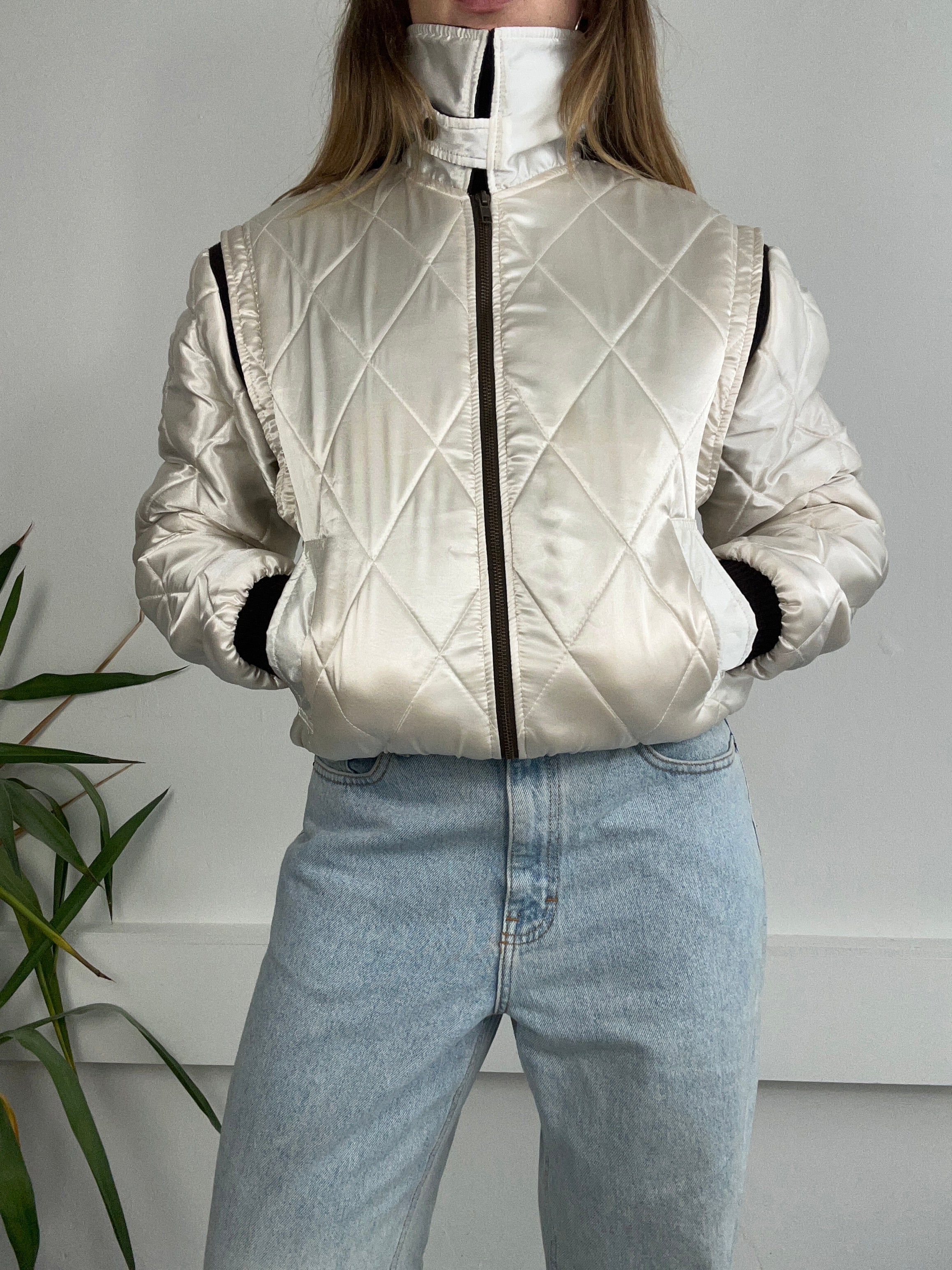 Scorpio Satin Bomber Jacket Size S