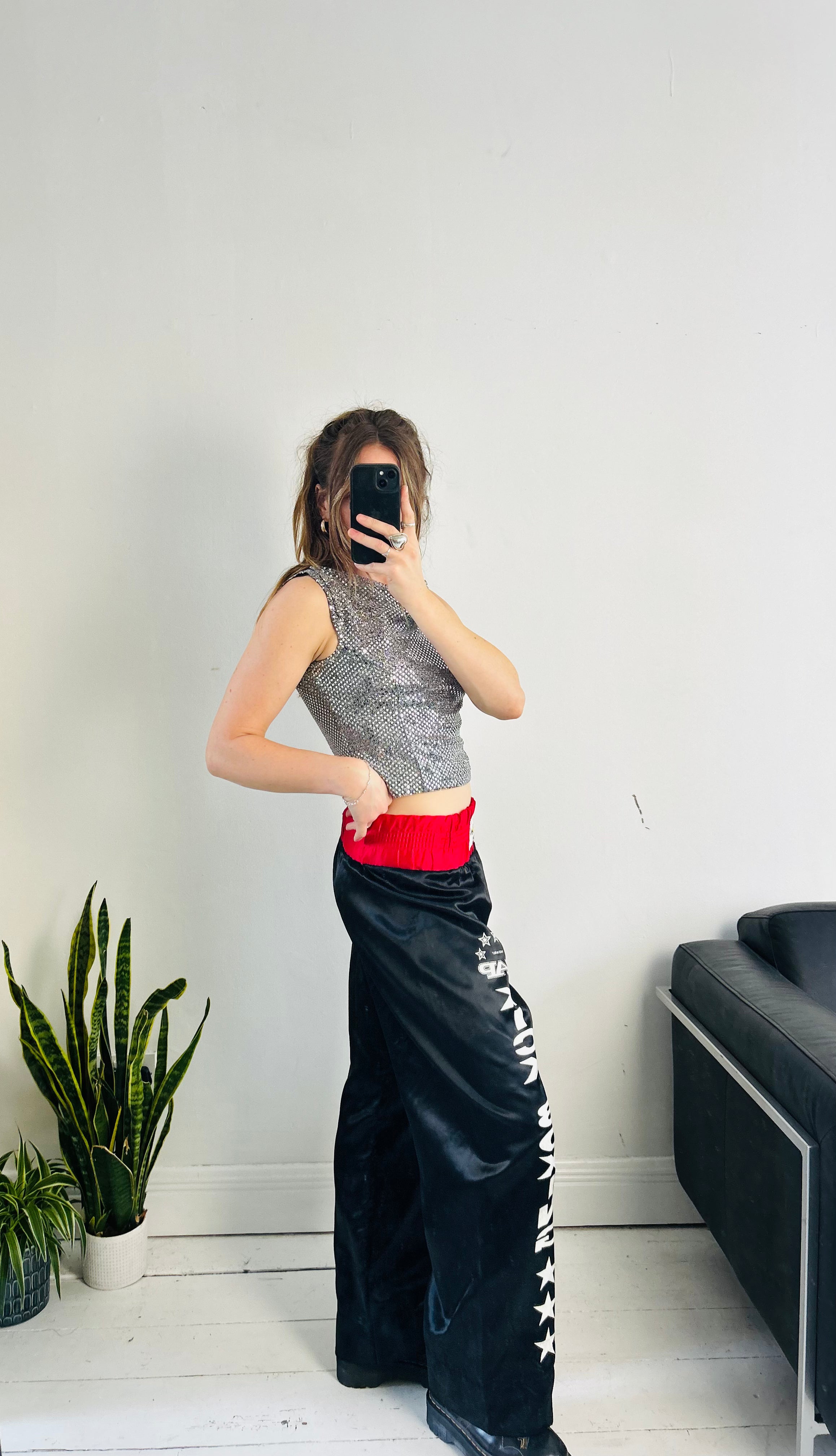 80's Thai Kick Boxing Pants Size s/m