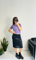 Lilac Mesh Top Size 12