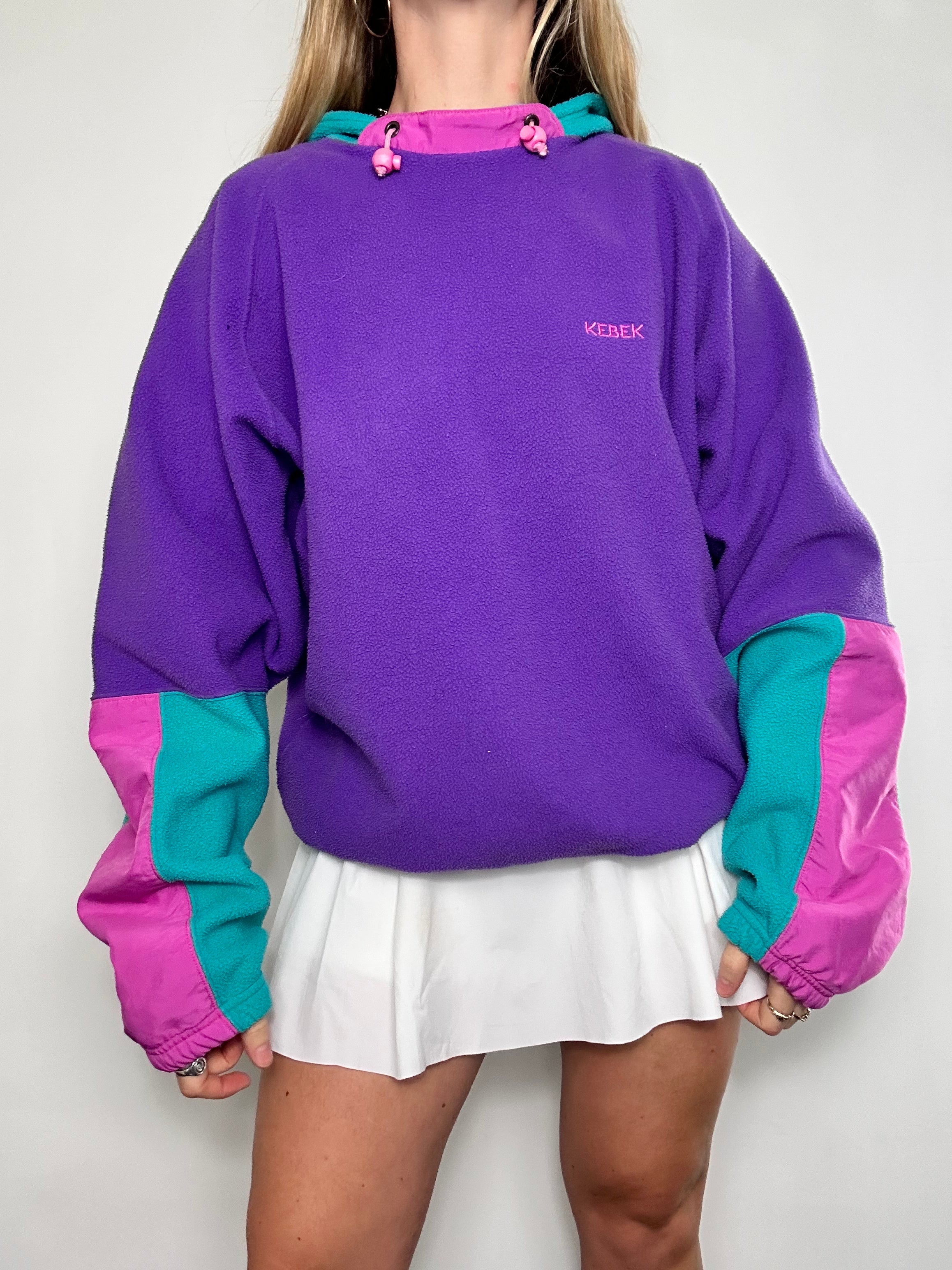 80's Fleece Hoodie Size L