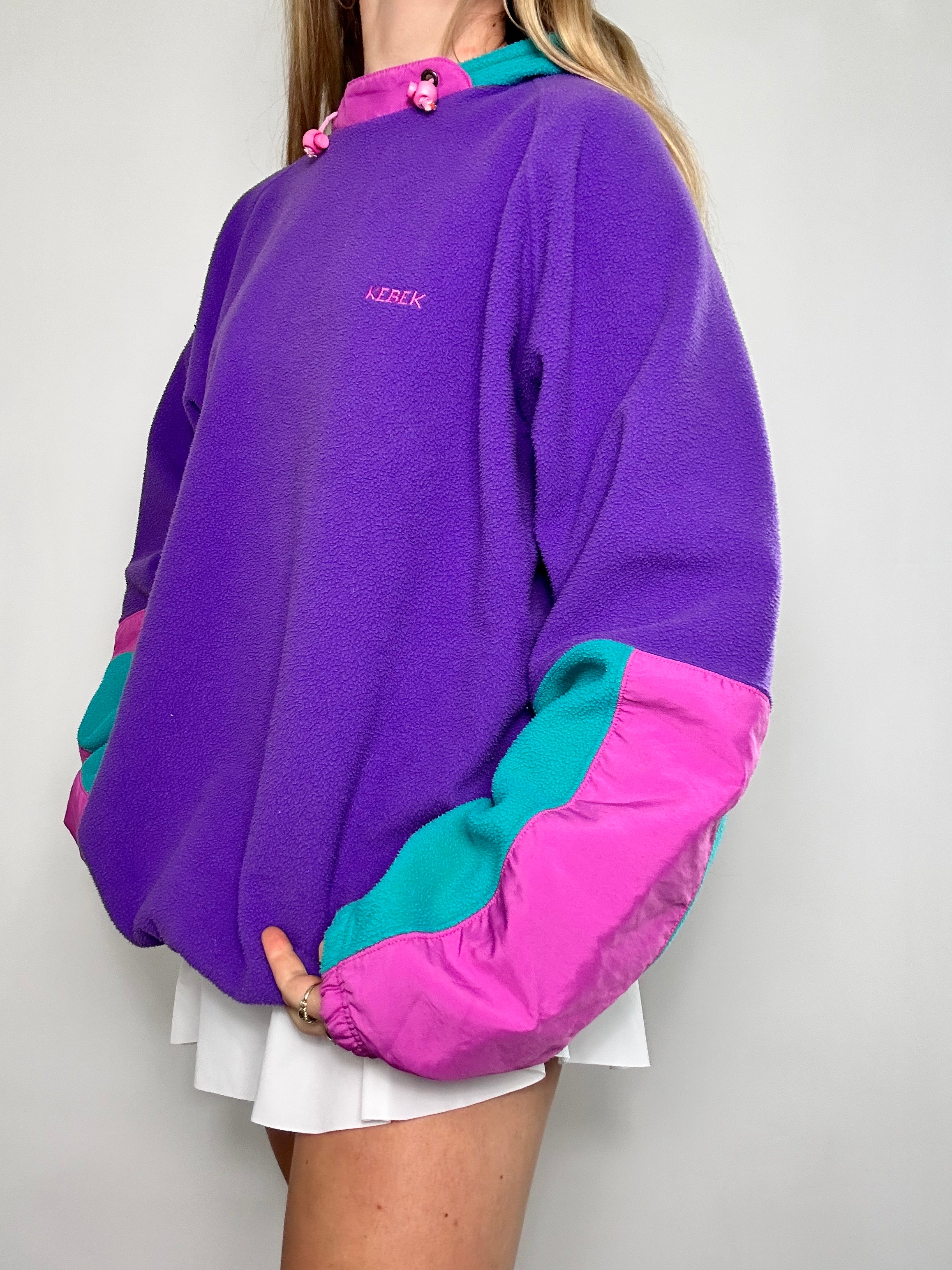 80's Fleece Hoodie Size L