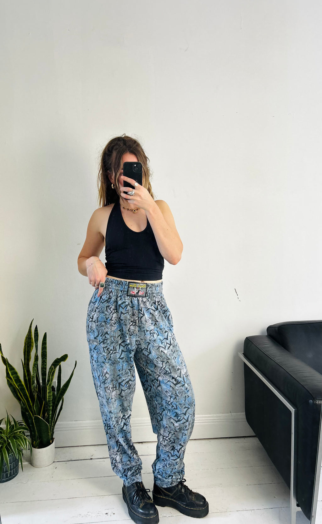 80's Muscle Pant Joggers Size 8/10/12 Elasticated