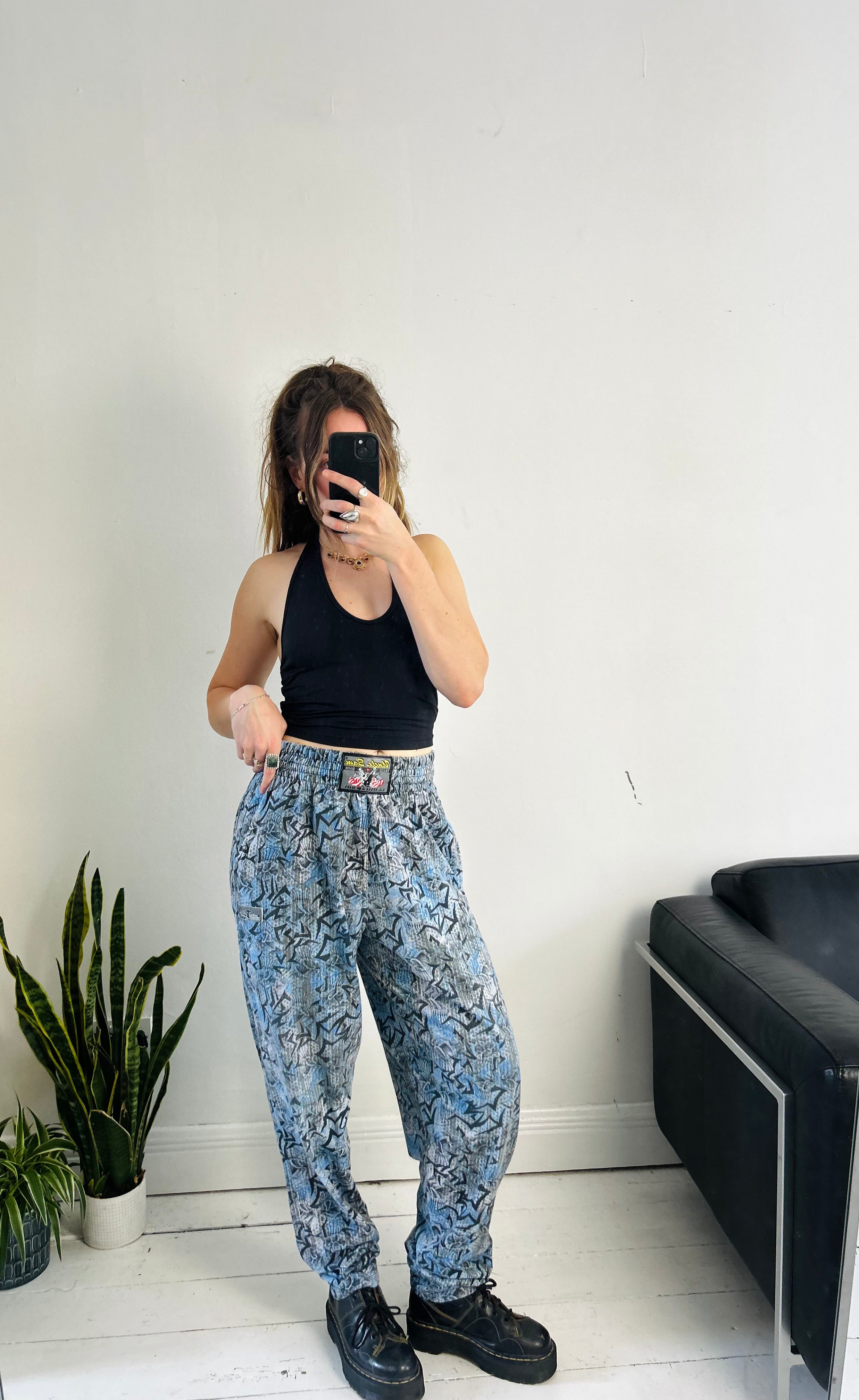 80's Muscle Pant Joggers Size 8/10/12 Elasticated