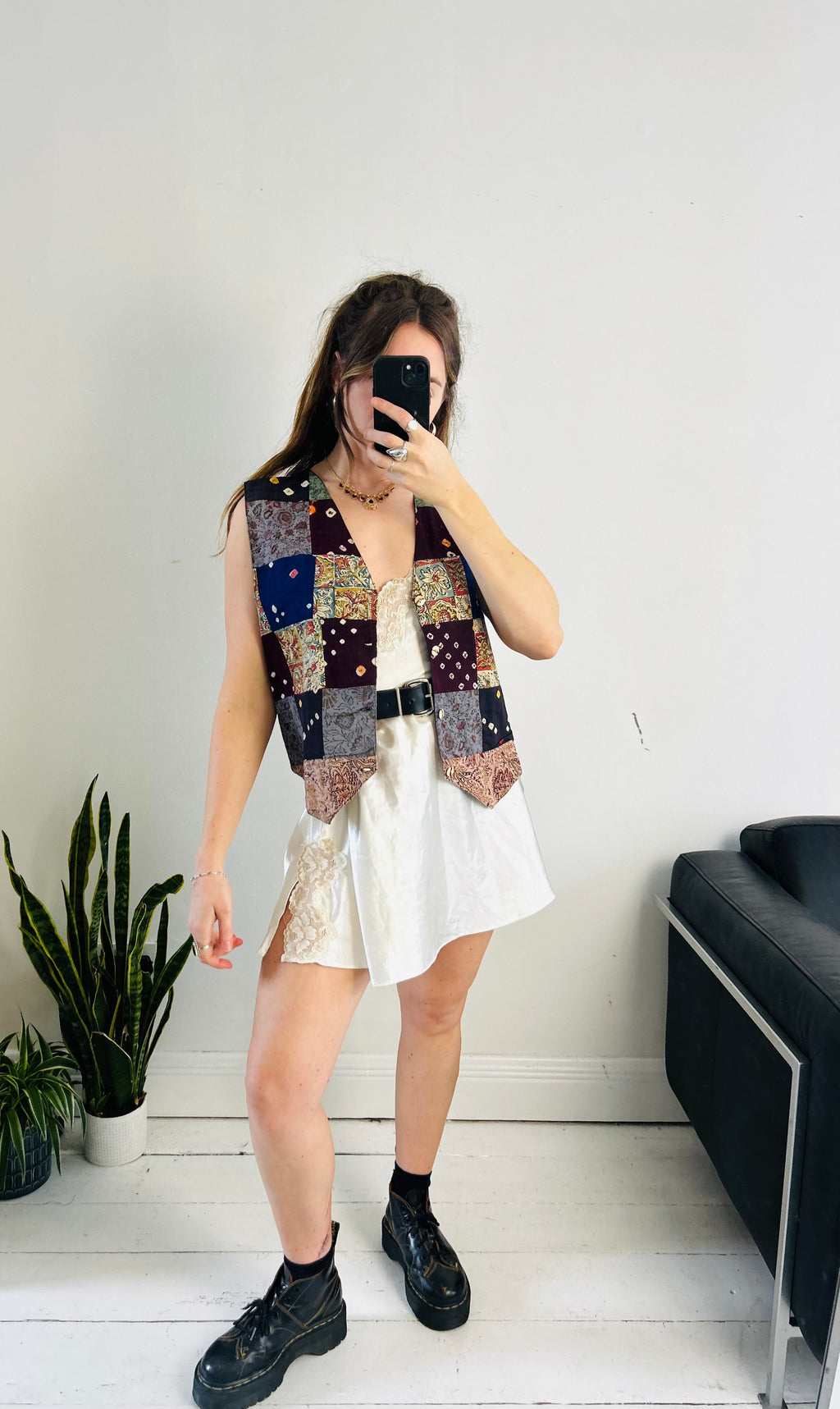 Patchwork Waistcoat Size M