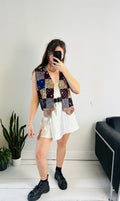 Patchwork Waistcoat Size M