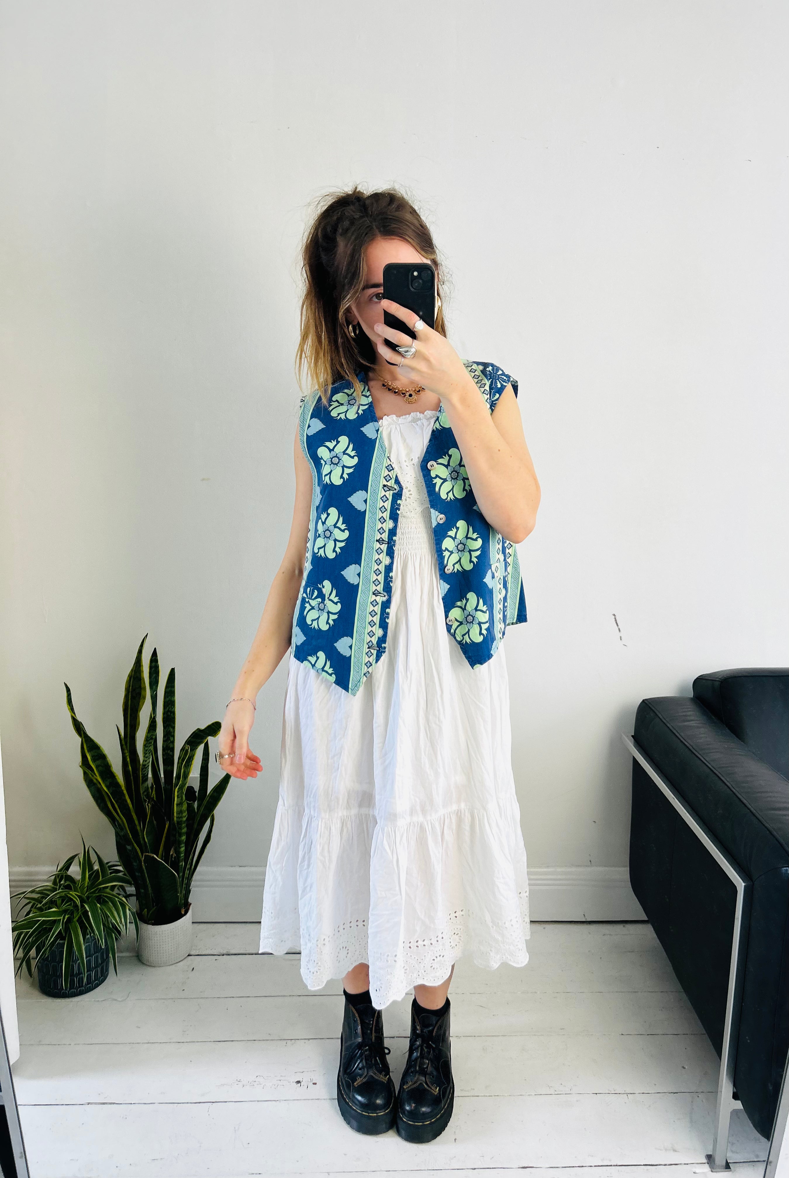 90's Printed Wiastcoat Size 14