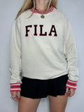 Fila 90's Cream Sweater Size M/L