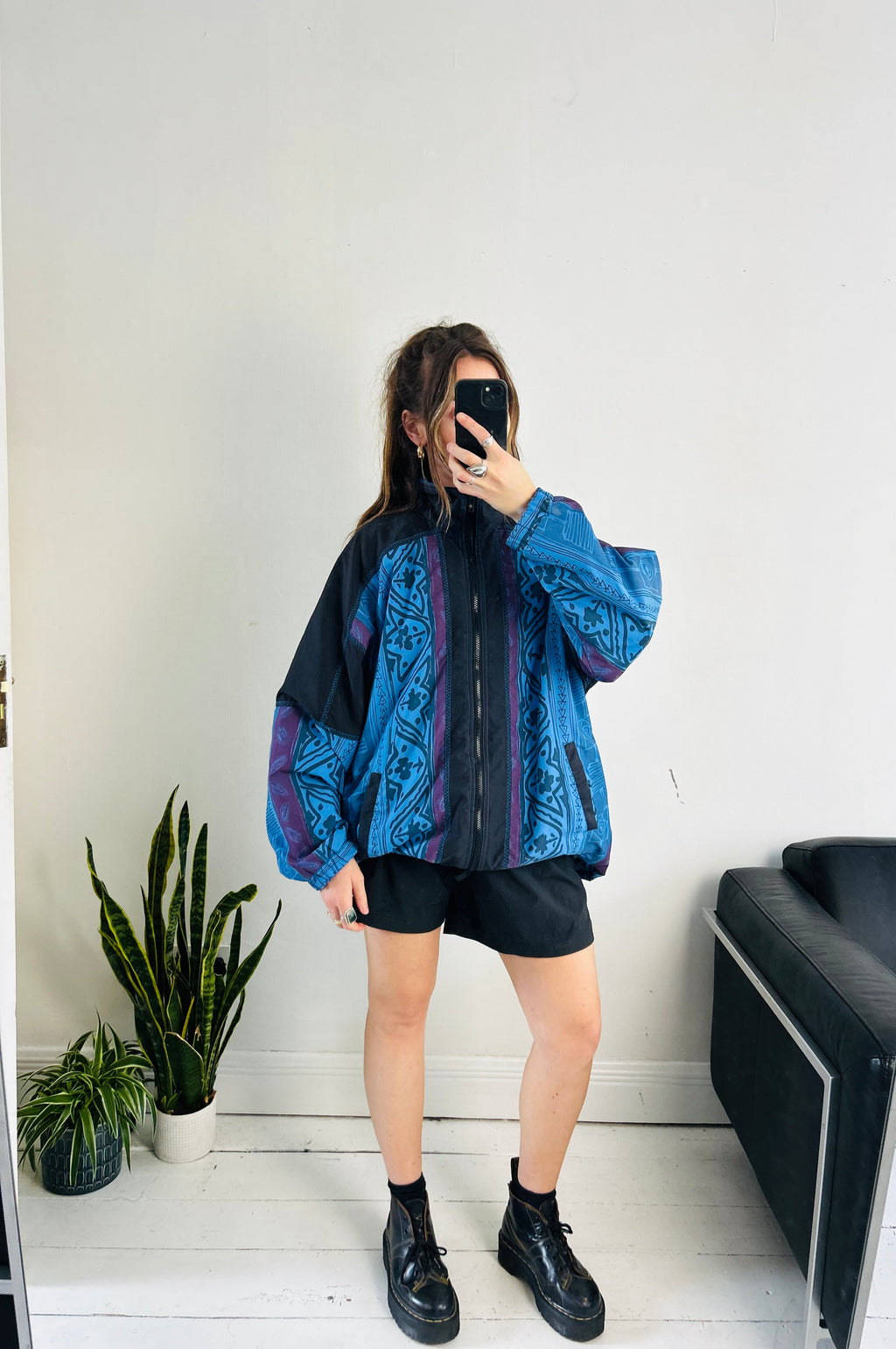 Blue 80's Jacket Size Xl