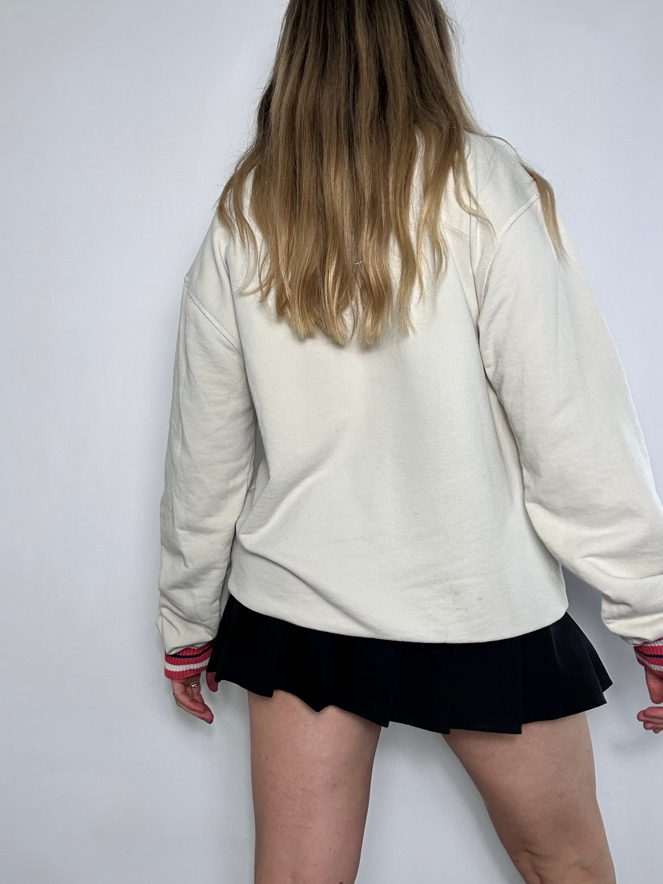 Fila 90's Cream Sweater Size M/L