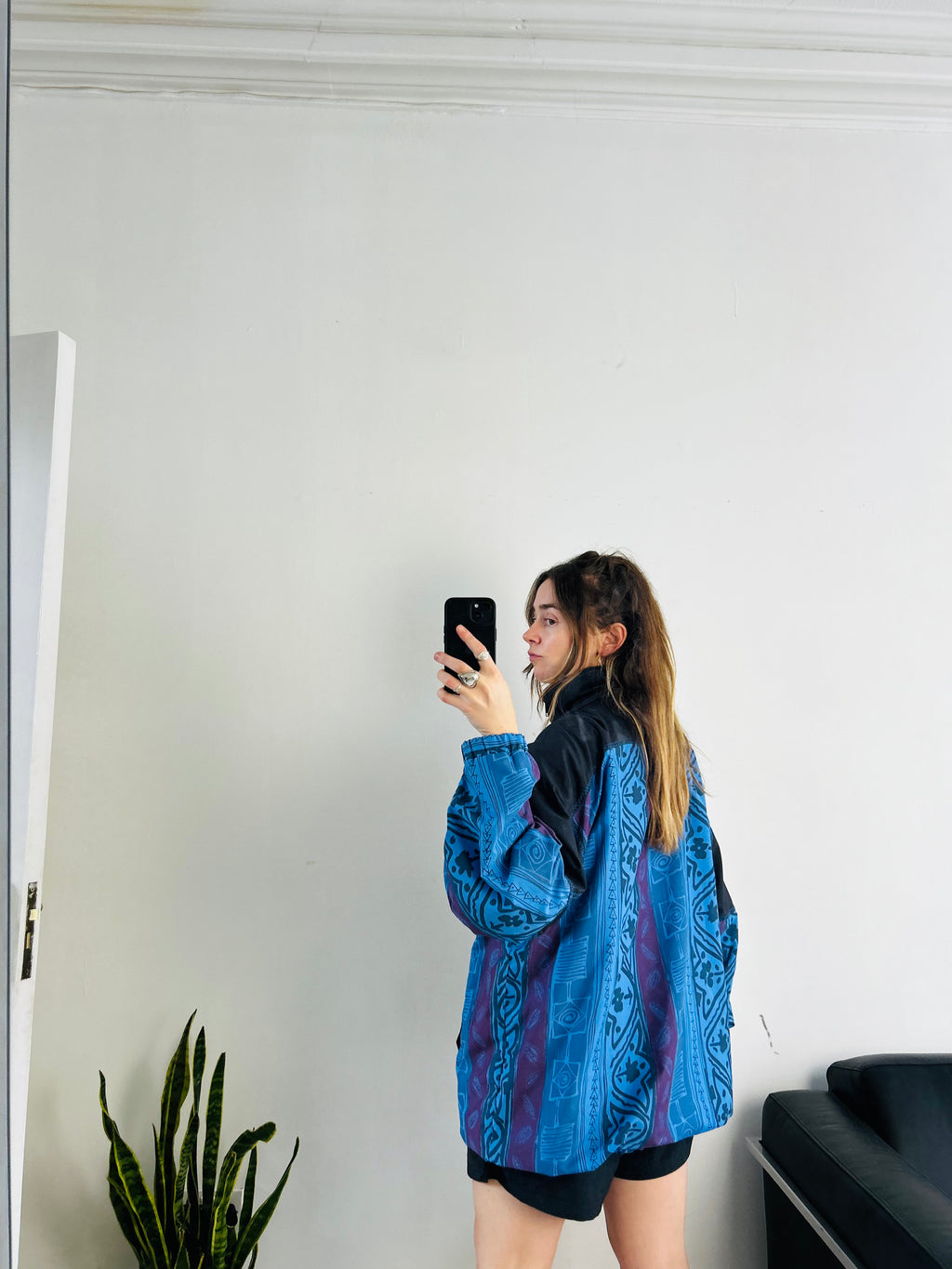 Blue 80's Jacket Size Xl