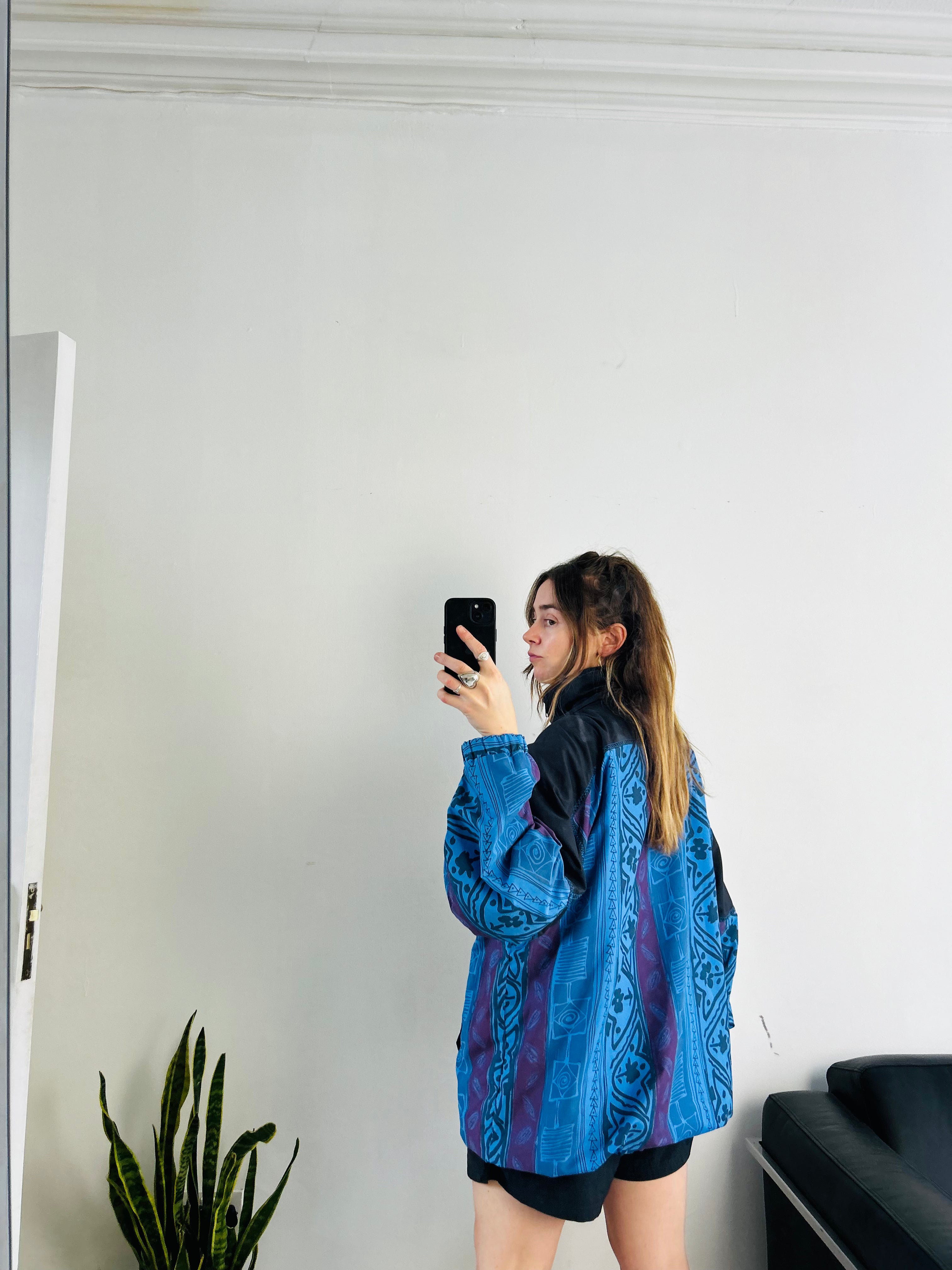 Blue 80's Jacket Size Xl